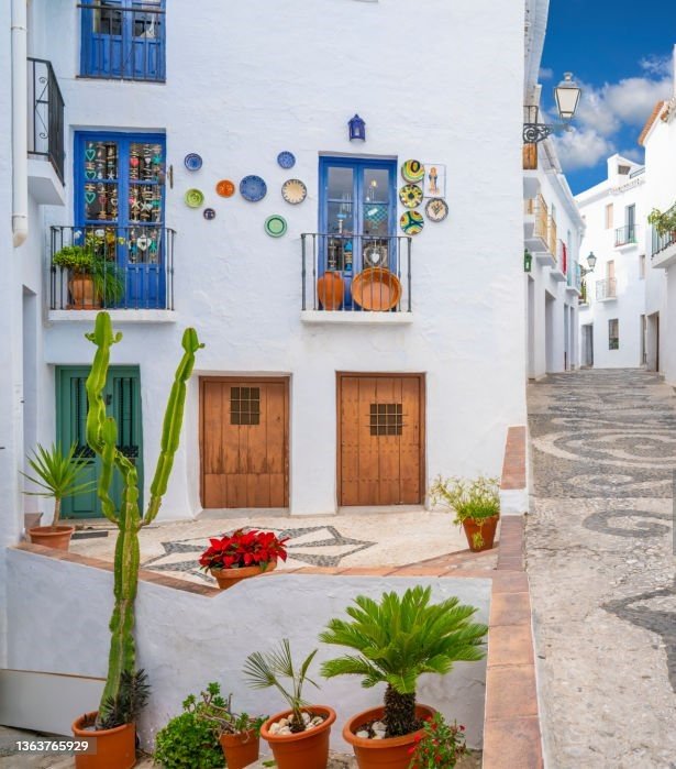 White streets in Frigiliana